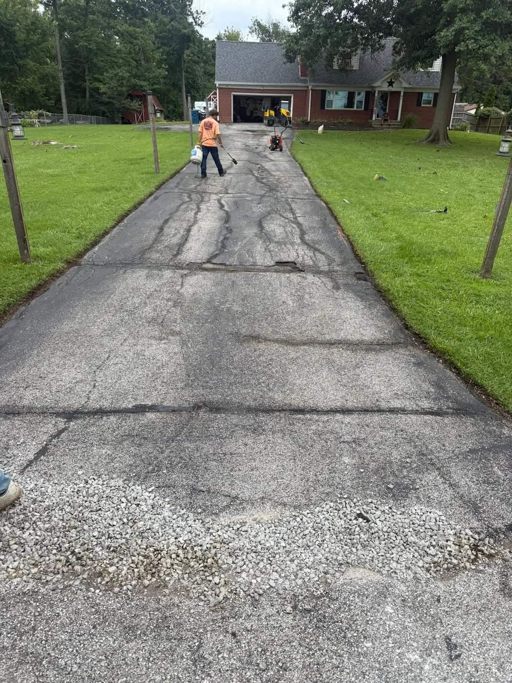 Asphalt Paving before