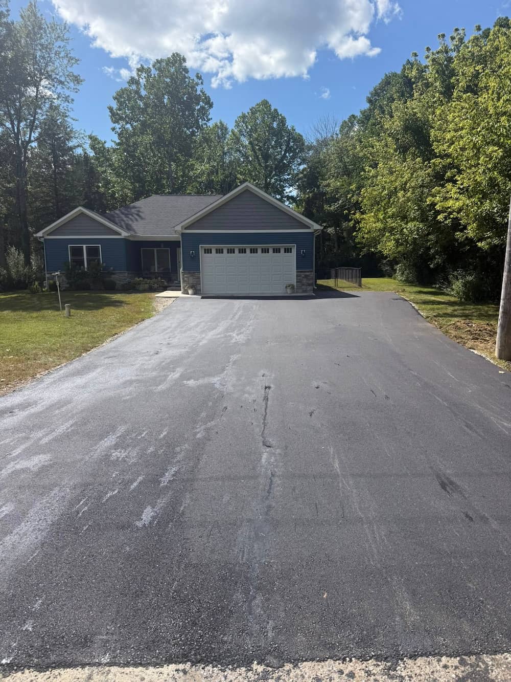 Chip Seal Driveway Paving after