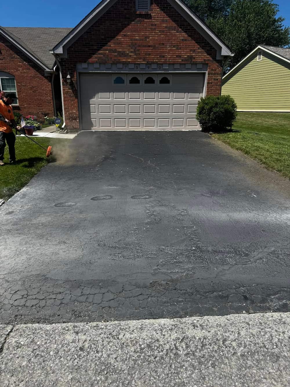 Commercial Sealcoating before