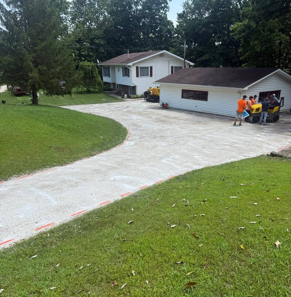 Residential Asphalt Paving before